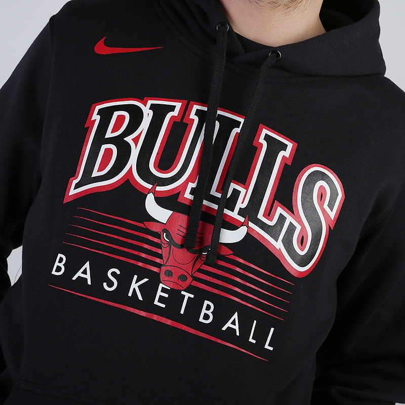 мужская черная толстовка Nike NBA Chicago Bulls BV0915-010 - цена, описание, фото 2